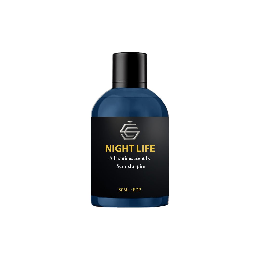Night Life EDP – Xerjoff Naxos Impression | ScentsEmpire Night Life perfume bottle - Xerjoff Naxos impression by ScentsEmpire